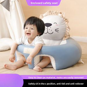 Fauteuil d'apprentissage pour bébé en cuir PU, anti-chute, ergonomique, pour 6 mois et plus, idéal pour l'apprentissage de la position assise - Product Image 2