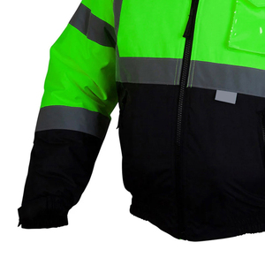 Chaqueta de Seguridad de Alta Visibilidad con Múltiples Bolsillos, Ropa de Trabajo Reflectante para Ingenieros - Product Image 6