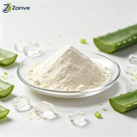 Poudre de feuilles d'aloe vera lyophilisée de haute qualité, poudre d'aloe vera naturelle utilisée dans les produits de soin de la peau et les aliments fonctionnels