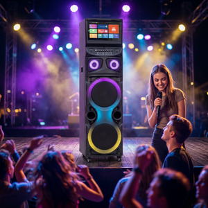 2026 新款 12 英寸卡拉 OK 无线音箱 强力无线卡拉 OK 音箱，带麦克风 1000 瓦大功率卡拉 OK 音箱，带 2 个麦克风 - Product Image 4