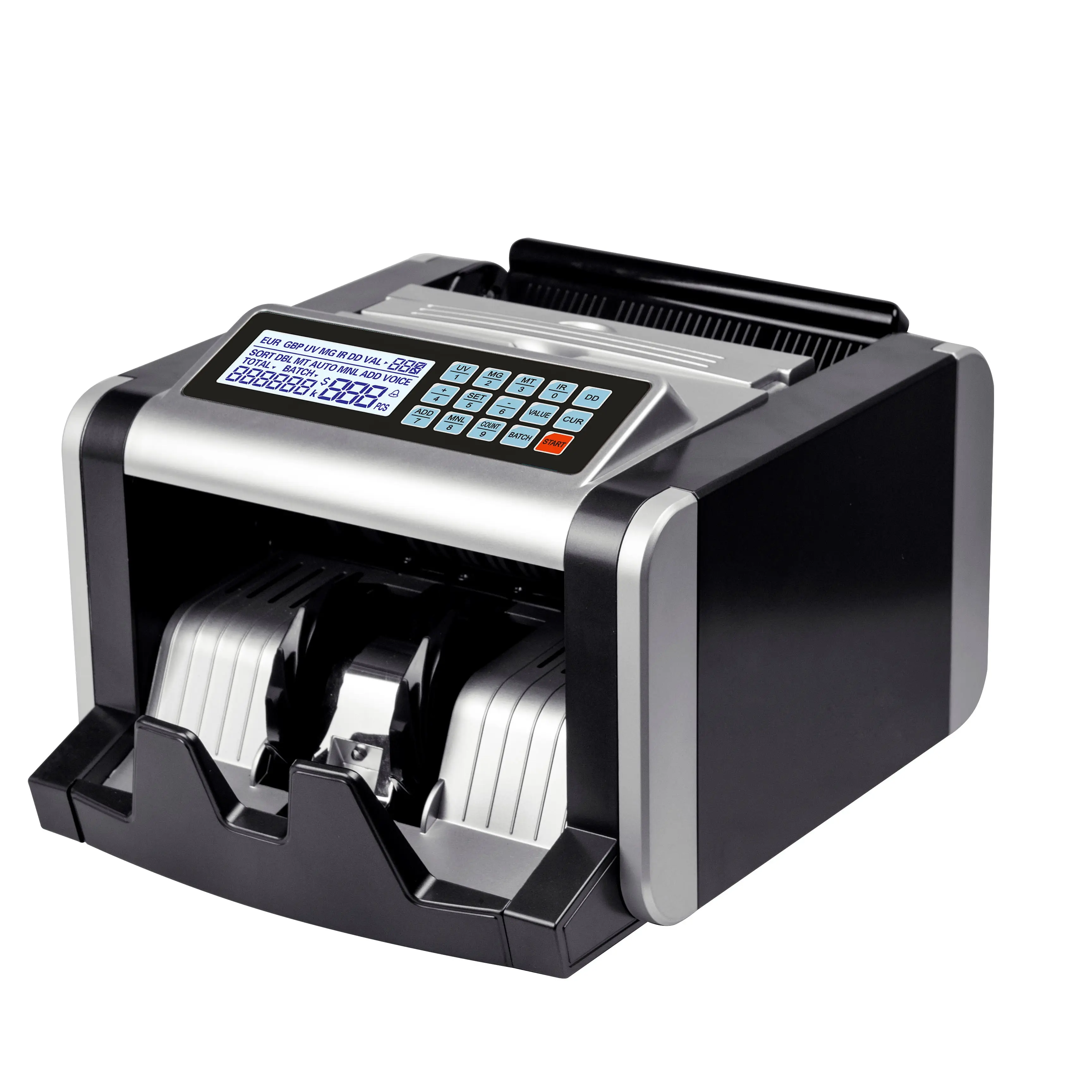 AL-1600 banque intelligente compteur de factures automatique électrique Intelligent machine de comptage d'argent vérificateur de billets de banque avec uv mg ir dd
