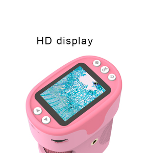 Microscope portable pour enfants, caméra pour étudiants, zoom 50X/300X, imagerie HD, écran LCD <span class=keywords><strong>2</strong></span>,0 pouces, pour les laboratoires scientifiques scolaires, l'école à domicile - Product Image 6