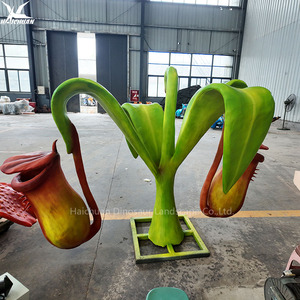 Modèle de plante de simulation statique élevée-Statue de Nepenthes réaliste pour la décoration de jardin et de jardin botanique Grande fleur carnivore - Product Image 4