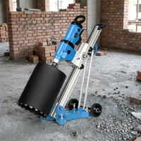Perceuse à noyau diamanté robuste DD33 3300W avec support, machine de perçage humide pour béton, pour la construction et l'ingénierie