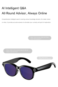 Occhiali Smart AI M89s più venduti del 2026: Registrazione Video, <span class=keywords><strong>Foto</strong></span>, Audio e Traduzione per Esterni - Product Image 5
