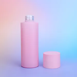 Bouteille de pulvérisation en verre dépoli 100ml pot de crème de soin de la peau 30g récipient cosmétique vide 120ml bouteille de pulvérisation en verre mat avec bouchons blancs