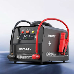 Démarreur d'urgence robuste pour <span class=keywords><strong>camion</strong></span> 12V/24V, booster <span class=keywords><strong>de</strong></span> moteur diesel avec écran numérique, pinces <span class=keywords><strong>de</strong></span> démarrage intelligentes 240000mAh 3600A - Product Image 5