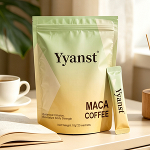 Infusión Botánica Revitalizante para el Cuerpo, Café de Maca, 10g*20 Sobres, Bebida Instantánea para el Bienestar, Marca Privada OEM - Product Image 4