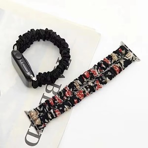 <span class=keywords><strong>Bracelet</strong></span> élastique double scrunchie pour <span class=keywords><strong>femme</strong></span>, <span class=keywords><strong>bracelet</strong></span> de montre pour <span class=keywords><strong>Apple</strong></span> <span class=keywords><strong>Watch</strong></span>, 38, 40, 41, 42, 44, 45, 49 mm, pour iWatch <span class=keywords><strong>SE</strong></span> Series 8, 7, 6, 5 - Product Image 1