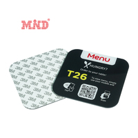 Plaque NFC 13.56MHz Carte RFID QR Code Scan Social Medial Plaque d'étiquette acrylique NFC