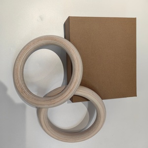 Anillas de Gimnasia de Madera de Abedul de 32 mm con Correas Ajustables, Equipo de <span class=keywords><strong>Calistenia</strong></span> y Entrenamiento de Fuerza para Gimnasio <span class=keywords><strong>en</strong></span> Casa - Product Image 3