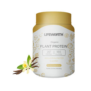 LIFEWORTH Vegan bezelye Protein tozu 20g organik bitki bazlı Protein Keto Gluten ve süt içermeyen düşük karbonhidrat ilave şeker yok - Product Image 1