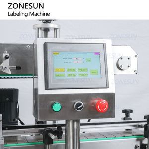 ZONESUN ZS-TB300N automatique plat rond bouteille Double face auto-adhésif autocollant étiqueteuse pour shampooing détergent à lessive - Product Image 2