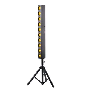 专业舞台DJ灯10x12W暖白光发光二极管矩阵控制发光二极管洗墙光束棒