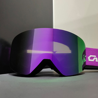 Yijia optique en gros meilleur miroir anti-buée personnalisé magnétique élégant lunettes de ski de neige Double couche lunettes de ski Googles de ski