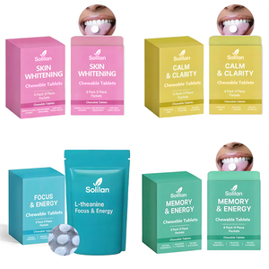 Compléments Solilan OEM Energy Focus sans sucre, vitamines B6 et B12, L-théanine, menthe, comprimés dissolvables <span class=keywords><strong>pour</strong></span> la concentration et l'énergie - Product Image 2