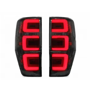 4x4 offroad phụ kiện khói đen Restyling Led Đuôi đèn taillights cho Ford Ranger 2012-2020