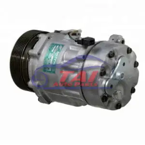 12V 7V16 אוטומטי מזגן מדחס 1102/1138/1163/1105/7M0820803C עבור פולקסווגן