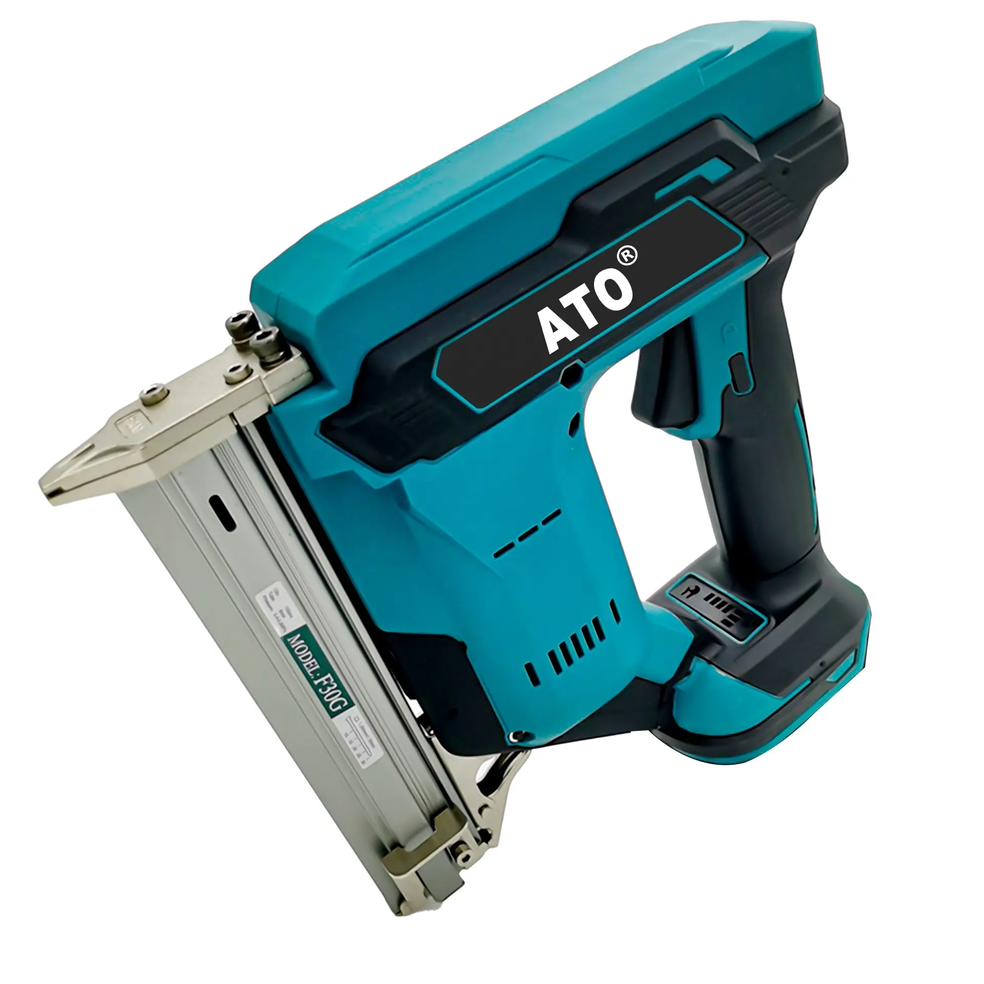 ATO A8203 yüksek performanslı güç araçları akülü lityum pil çivileme makinesi çivi tabancası 21V akülü fırçasız Brad Nailer