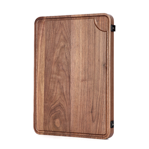 Planche à découper en bois de noyer noir épais pour hacher - Product Image 2