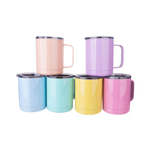 PYDLife - Tazas Blancas <span class=keywords><strong>para</strong></span> Sublimación al por Mayor, Tazas de Café de Acero Inoxidable de 10 oz y 300 ml <span class=keywords><strong>para</strong></span> Impresión de Imágenes Personalizadas, Tazas <span class=keywords><strong>para</strong></span> Viajes, Campamentos y Actividades al Aire Libre - Product Image 1