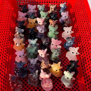 Talla de Cristal de <span class=keywords><strong>Cuarzo</strong></span> <span class=keywords><strong>Rosa</strong></span>, Exquisita Escultura de Dragón Tallada a Mano, Decoración de Feng Shui, Venta al por Mayor para Regalos y Decoración del Hogar - Product Image 6