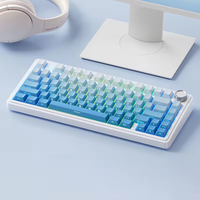 Teclado Mecánico Aula F75 75% con Cable, Inalámbrico 2.4G, RGB, Intercambiable en Caliente, en Inglés y Árabe