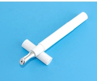 Tubes de gloss à lèvres en aluminium doré vides de 3 ml avec un nouveau applicateur à tête métallique