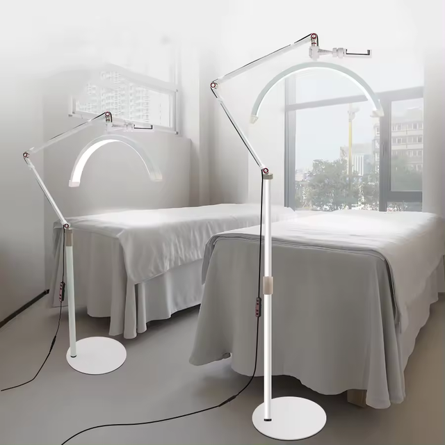 20w Moon Arch Lash Lamp Half Moon Light With Phone Holder Eyelash Light 360 Degree Rotate Lamp Half Moon Beauty Light