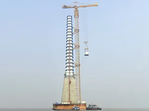 ZOOMLIAN 6TON R100-6RA Top Head Tower Crane /flat- Top Tower Crane With 60m Boom Length