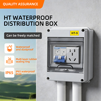 Boîtier de distribution personnalisé étanche IP65 en ABS/PC pour disjoncteur électrique et instruments électroniques – Équipement industriel