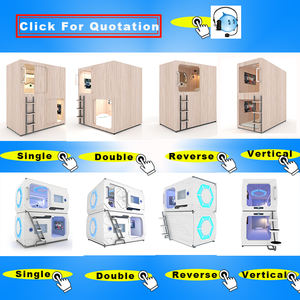 Letto Capsula Moderno Ignifugo <span class=keywords><strong>per</strong></span> Hotel a Capsule Singole - Product Image 5