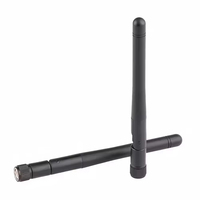 Antenne WiFi double bande 2,4 GHz 5,8 GHz à gain élevé omnidirectionnelle pliable en caoutchouc avec connecteur SMA mâle