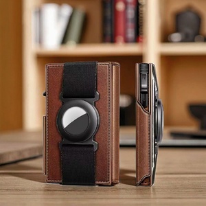 New Design Unisex Vintage Short Portable Open Elastic Band Money Clip Slim <b>Wallet</b> Card Case Expandable <b>RFID</b> <b>Blocking</b> <b>Wallet</b> - Product Image 5