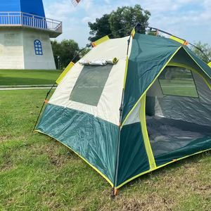 Carpa de Camping Familiar Grande, Automática, Portátil, Impermeable, para 4 Personas, con Techo Tipo Domo - Product Image 4