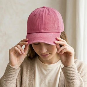 Gorra de Béisbol Personalizada con Logotipo, Unisex, Vintage, de 6 Paneles, de Algodón, Ajustable, sin Estructura, Estilo Dad Hat, Sólida, Desgastada, Lisa, Lavada, Deportiva - Product Image 2