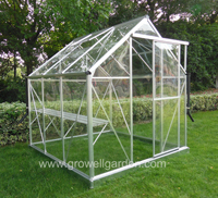 Nouvelle serre solide claire de jardin de polycarbonate de conception