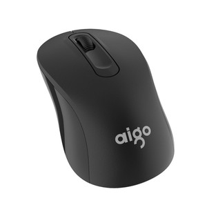 Aigo 708 Wireless <b>Mouse</b> Optical 3 Buttons Right Hand Ergonomic Battery Powered For Desktop Laptop - Product Image 1
