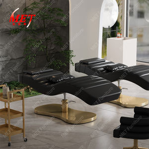 Lusso in oro rosa Base salone di bellezza letto massaggio sopracciglia moderna altezza regolabile Saloon cosmetico ciglia letto per la vendita - Product Image 3