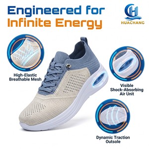 Baskets décontractées en maille style chaussette à lacets pour femme, nouvelle collection 2025 de la marque <span class=keywords><strong>HC</strong></span>, avec semelle souple en caoutchouc/PVC - Product Image 2