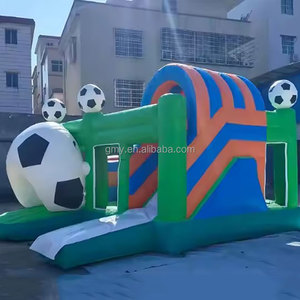 <span class=keywords><strong>Castillo</strong></span> Inflable con Tobogán Hpfburg, Temática Deportiva <span class=keywords><strong>de</strong></span> Fútbol, <span class=keywords><strong>Castillo</strong></span> Inflable Combinado con Tobogán para Niños - Product Image 3