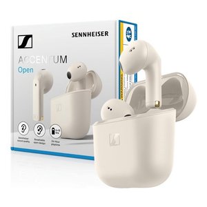 หูฟังบลูทูธไมโครโฟน ACCENTUM Open Tws สีครีม 700446 - Product Image 2