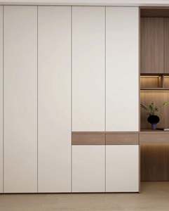 Armario de almacenamiento de armario de dormitorio de madera maciza económico directo de fábrica diseño moderno para muebles de sala de estar - Product Image 2