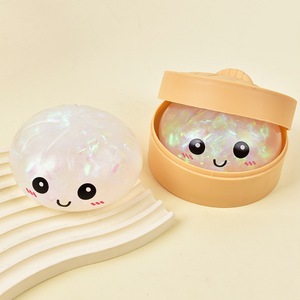 Juguete Realista de TPR con Forma de Char Siu Bun, Lindo Gadget para Aliviar el Estrés con Forma de Comida - Product Image 4