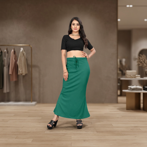 Boutique indienne toute la journée coupe et couture hauteur Extender Saree Insirt Saree façonnage jupon Shapwear pour femmes femme - Product Image 3