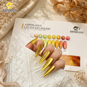 Vernis Gel Or Ambré Marque Privée – Tons Ambrés Chauds, Finition Brillante, Longue Durée - Product Image 1