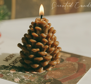 Noel Süsleri, Mumlar, Hediyelik Eşyalar, Hediyeler, Noel Çam Kozalakları, Aromaterapi Mumları, Kişiselleştirilmiş - Product Image 6