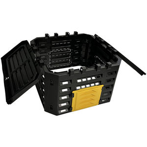 Conteneur à compost durable en PP 180/340/500L, baril à compost résistant aux intempéries pour le recyclage des feuilles de <span class=keywords><strong>jardin</strong></span> et la production de terreau fertile - Product Image 5