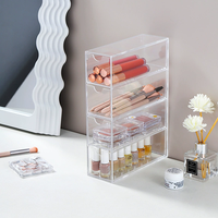 Boîte de rangement pour lunettes de soleil en acrylique transparent, présentoir à lunettes pliable multicouche, étui de rangement pour lunettes de bureau