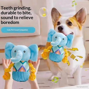 Силиконовая игрушка для собак со звуком – устойчивая к укусам и прорезыванию зубами тренировочная кукла для крупных собак - Product Image 3